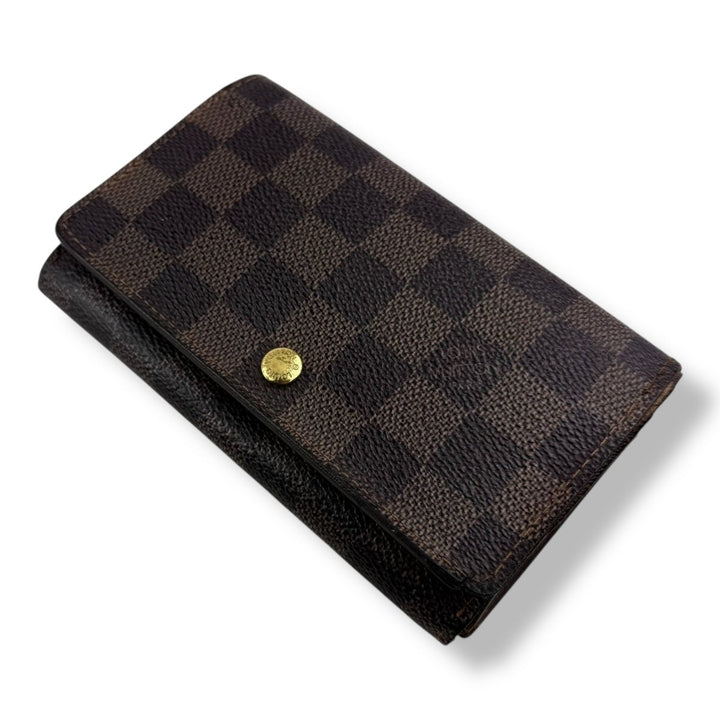 Louis Vuitton Brown Damier Zippy Clip Purse - Lux Central