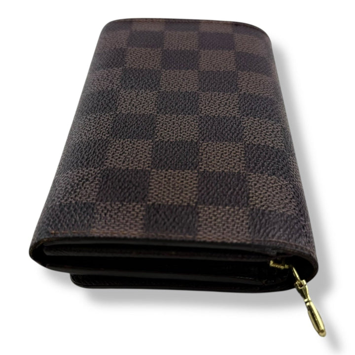 Louis Vuitton Brown Damier Zippy Clip Purse - Lux Central