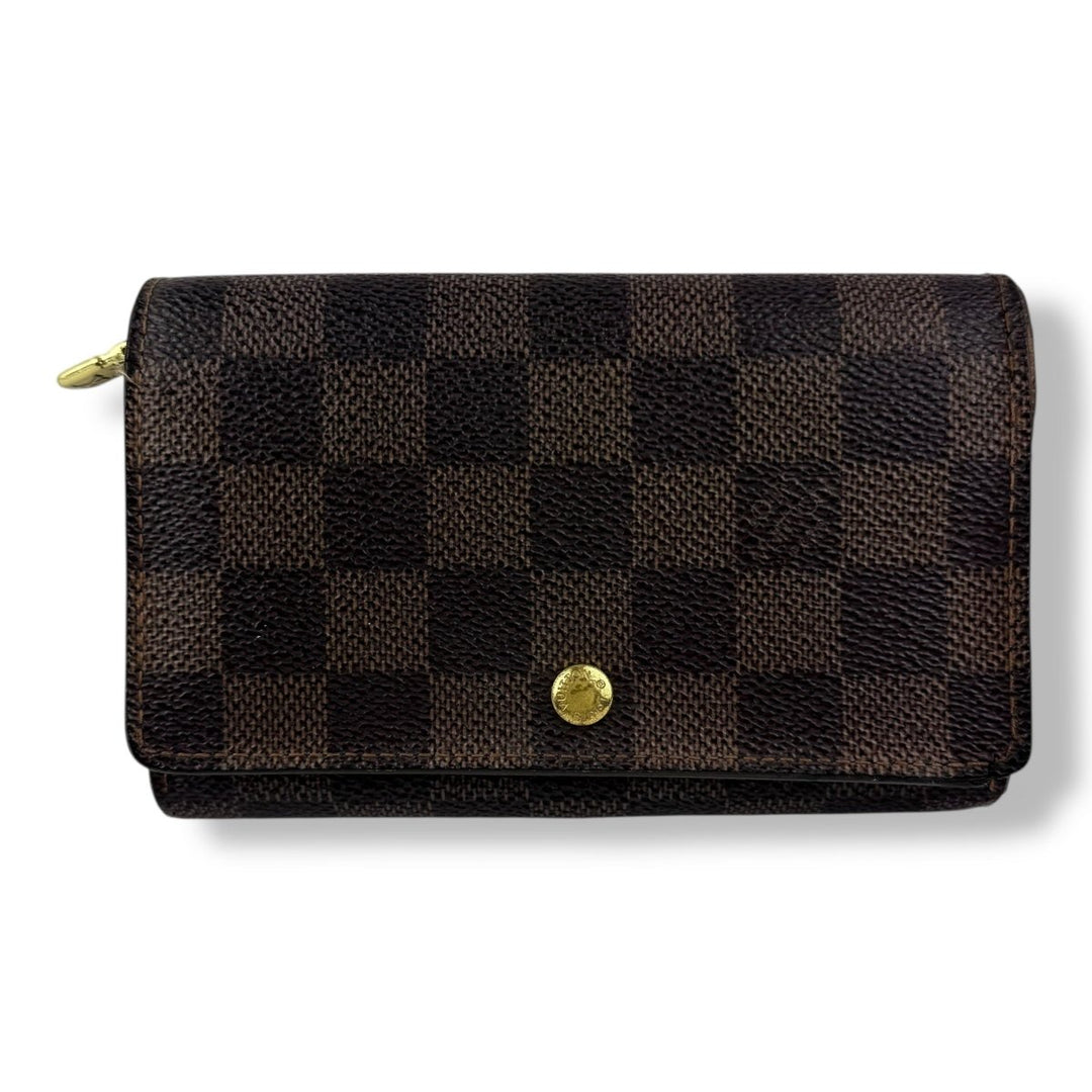 Louis Vuitton Brown Damier Zippy Clip Purse - Lux Central