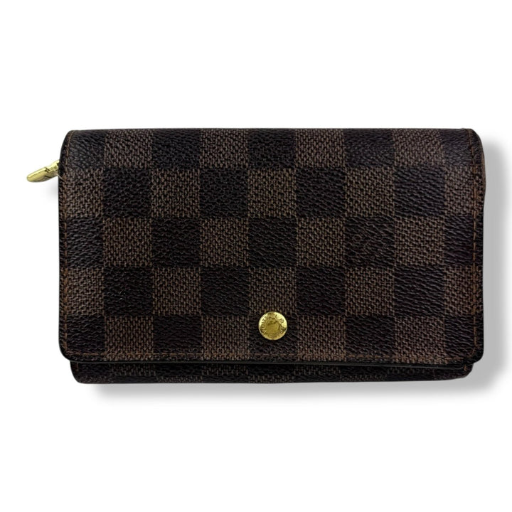 Louis Vuitton Brown Damier Zippy Clip Purse - Lux Central