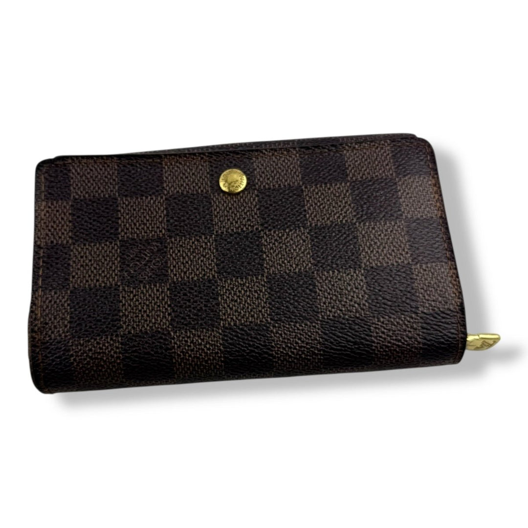 Louis Vuitton Brown Damier Zippy Clip Purse - Lux Central