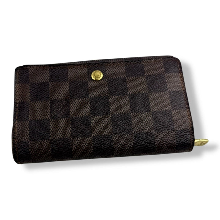Louis Vuitton Brown Damier Zippy Clip Purse - Lux Central