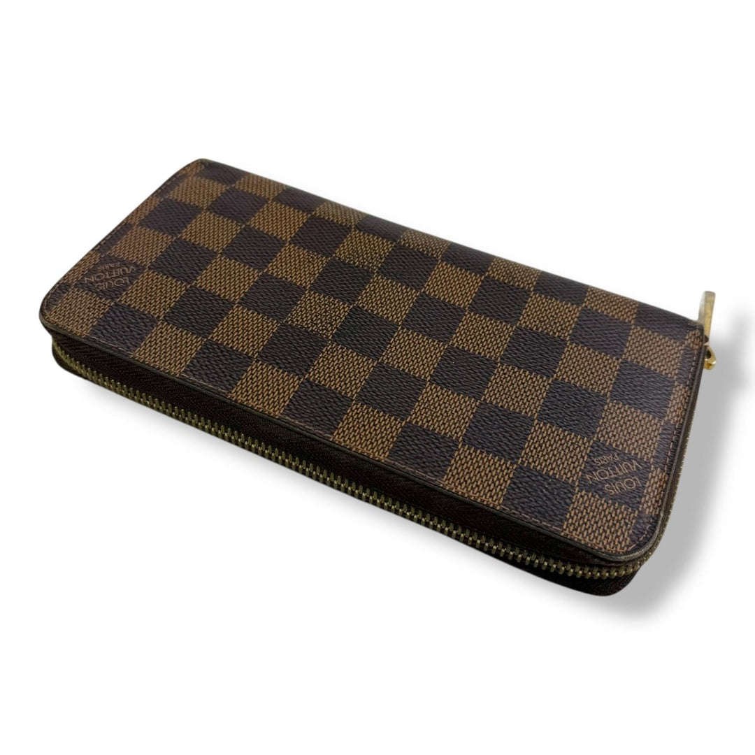 Louis Vuitton Brown Damier Zippy Purse - Lux Central