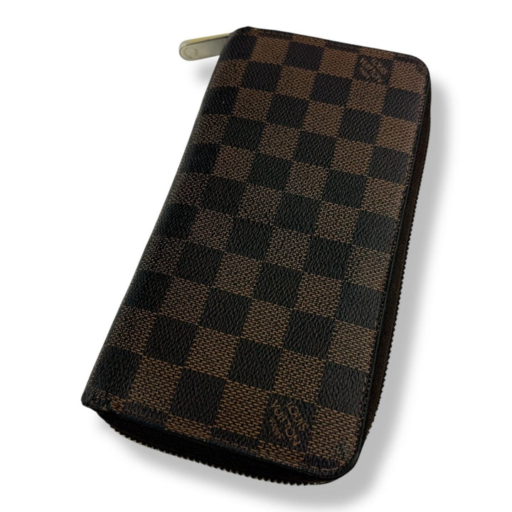 Louis Vuitton Brown Damier Zippy Purse - Lux Central