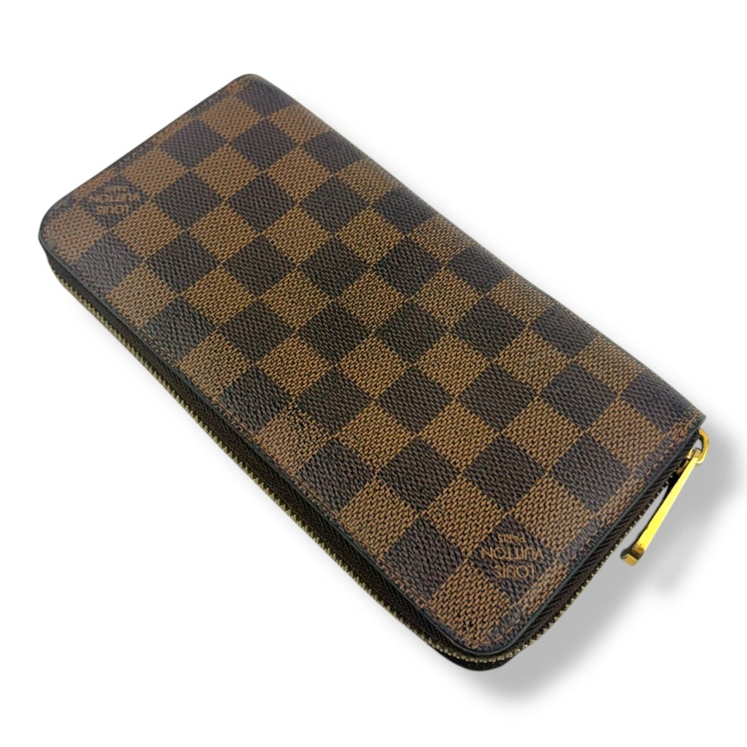 Louis Vuitton Brown Damier Zippy Purse - Lux Central