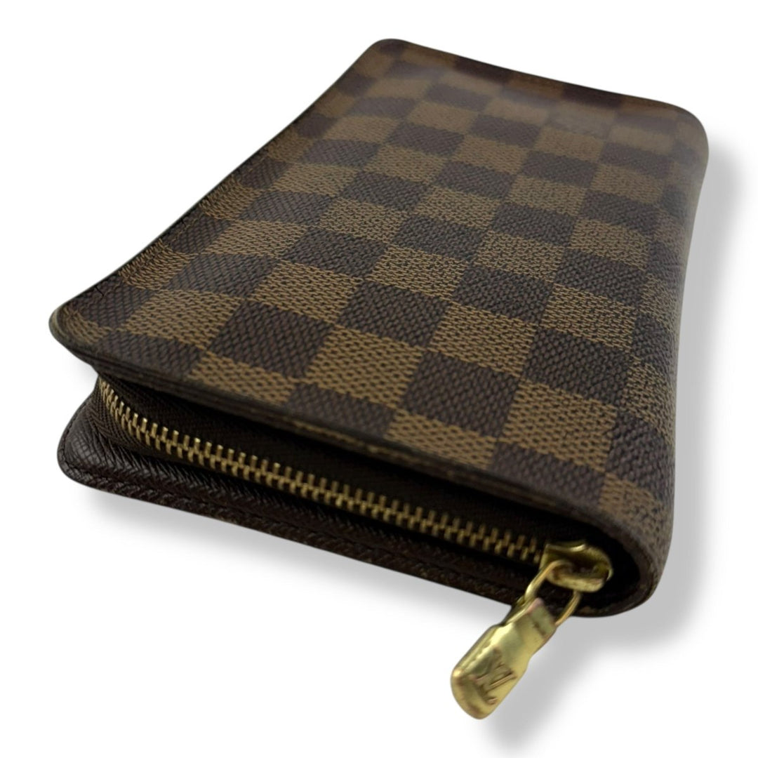 Louis Vuitton Brown Damier Zippy Purse - Lux Central