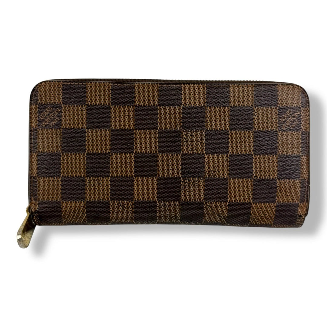 Louis Vuitton Brown Damier Zippy Purse - Lux Central