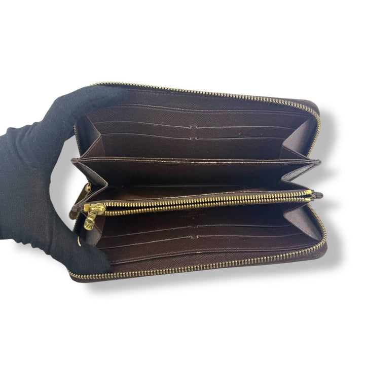 Louis Vuitton Brown Damier Zippy Purse - Lux Central