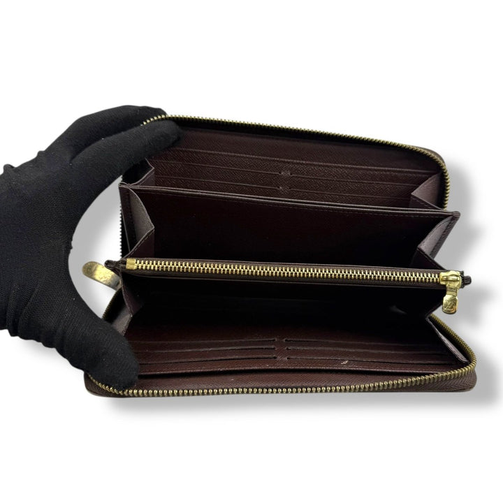 Louis Vuitton Brown Damier Zippy Purse - Lux Central