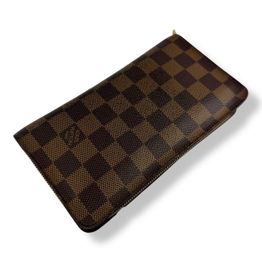 Louis Vuitton Brown Damier Zippy Purse - Lux Central