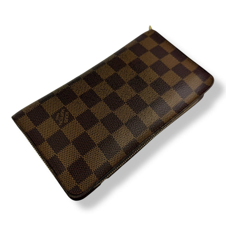 Louis Vuitton Brown Damier Zippy Purse - Lux Central