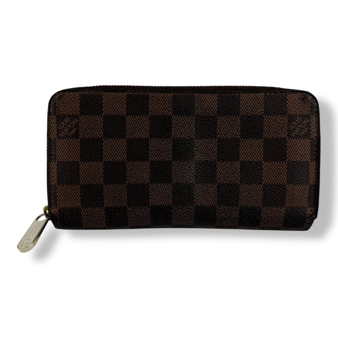 Louis Vuitton Brown Damier Zippy Purse - Lux Central