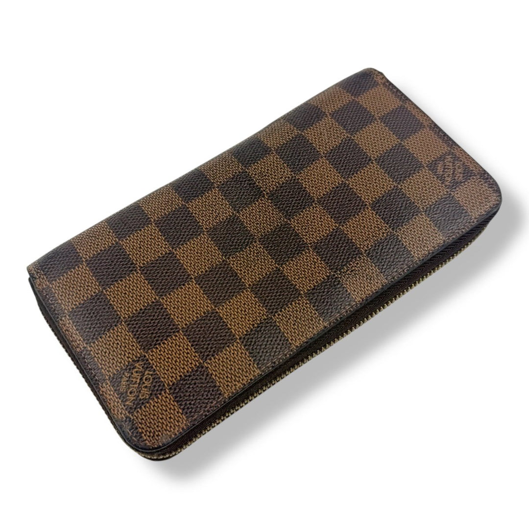 Louis Vuitton Brown Damier Zippy Purse - Lux Central