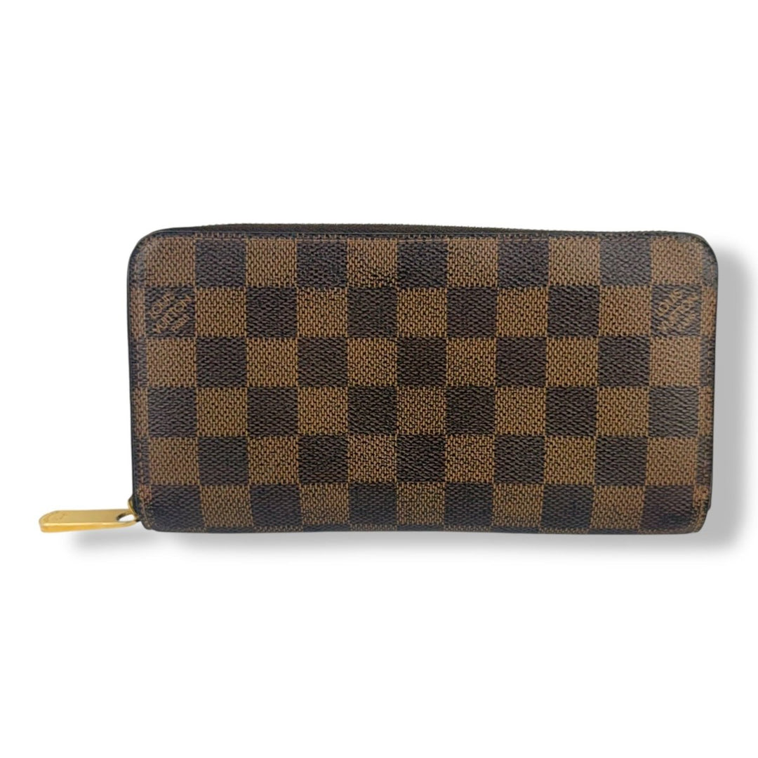 Louis Vuitton Brown Damier Zippy Purse - Lux Central