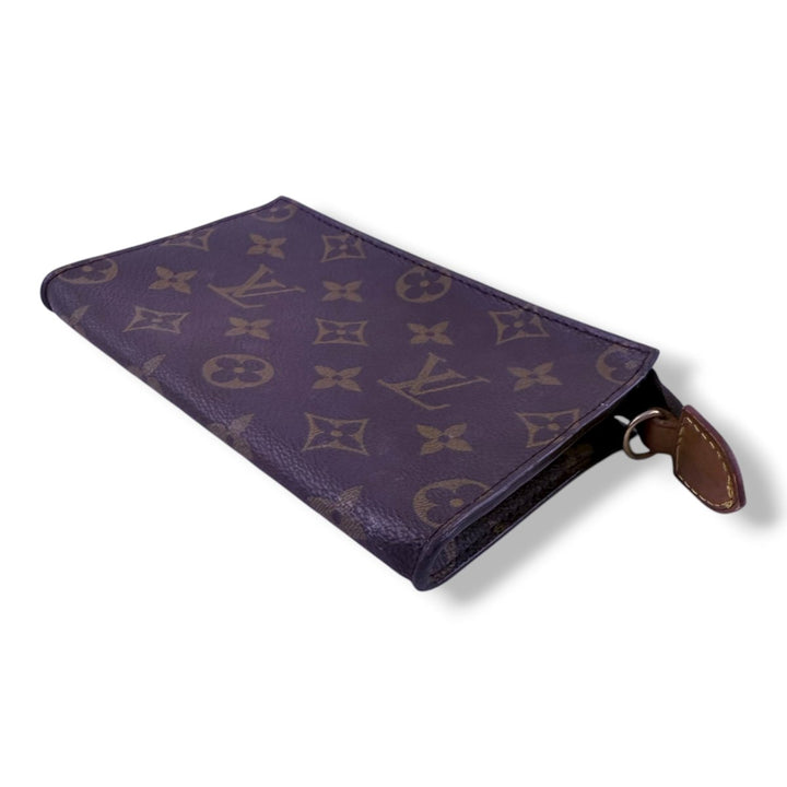 Louis Vuitton Brown Monogram 16 Classic Signature Mini Bucket Pouch Bag - Lux Central