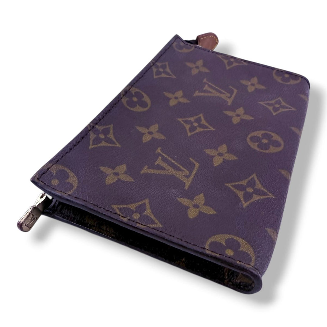 Louis Vuitton Brown Monogram 16 Classic Signature Mini Bucket Pouch Bag - Lux Central