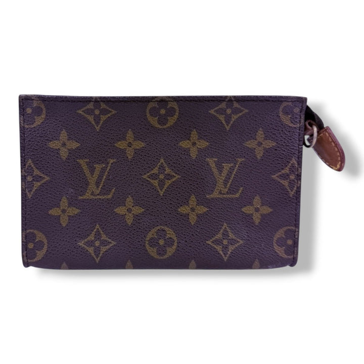Louis Vuitton Brown Monogram 16 Classic Signature Mini Bucket Pouch Bag - Lux Central