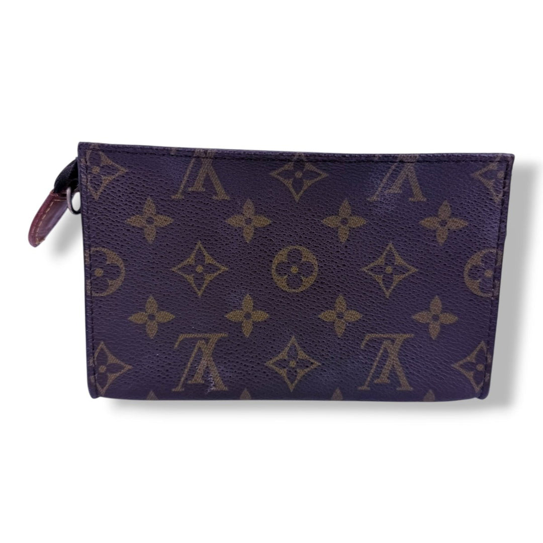 Louis Vuitton Brown Monogram 16 Classic Signature Mini Bucket Pouch Bag - Lux Central