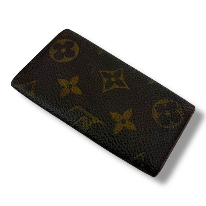 Louis Vuitton Brown Monogram 4 Key Holder Purse - Lux Central