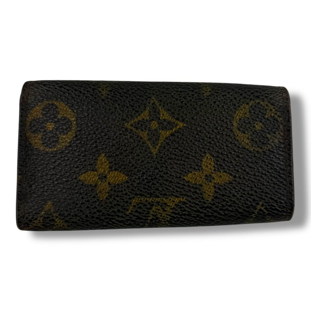 Louis Vuitton Brown Monogram 4 Key Holder Purse - Lux Central