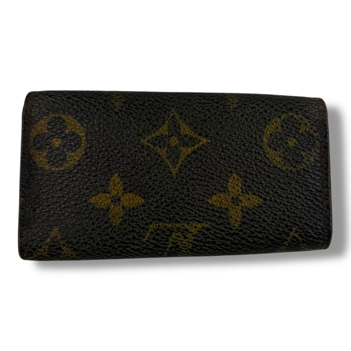 Louis Vuitton Brown Monogram 4 Key Holder Purse - Lux Central