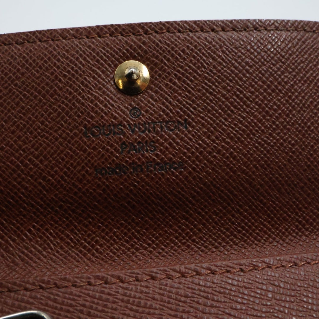 Louis Vuitton Brown Monogram 4 Key Holder Purse - Lux Central