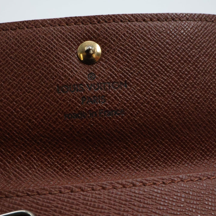 Louis Vuitton Brown Monogram 4 Key Holder Purse - Lux Central