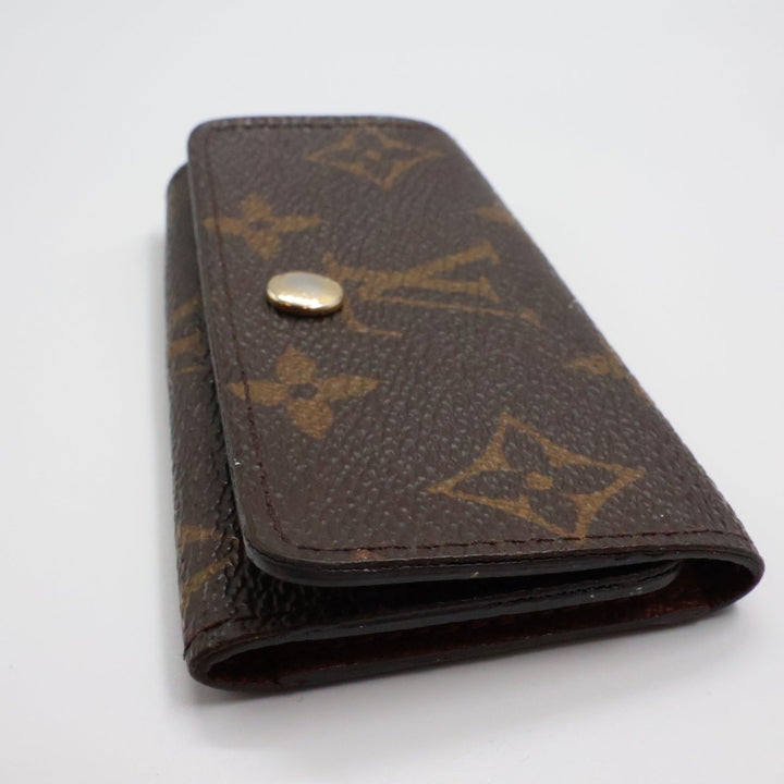 Louis Vuitton Brown Monogram 4 Key Holder Purse - Lux Central
