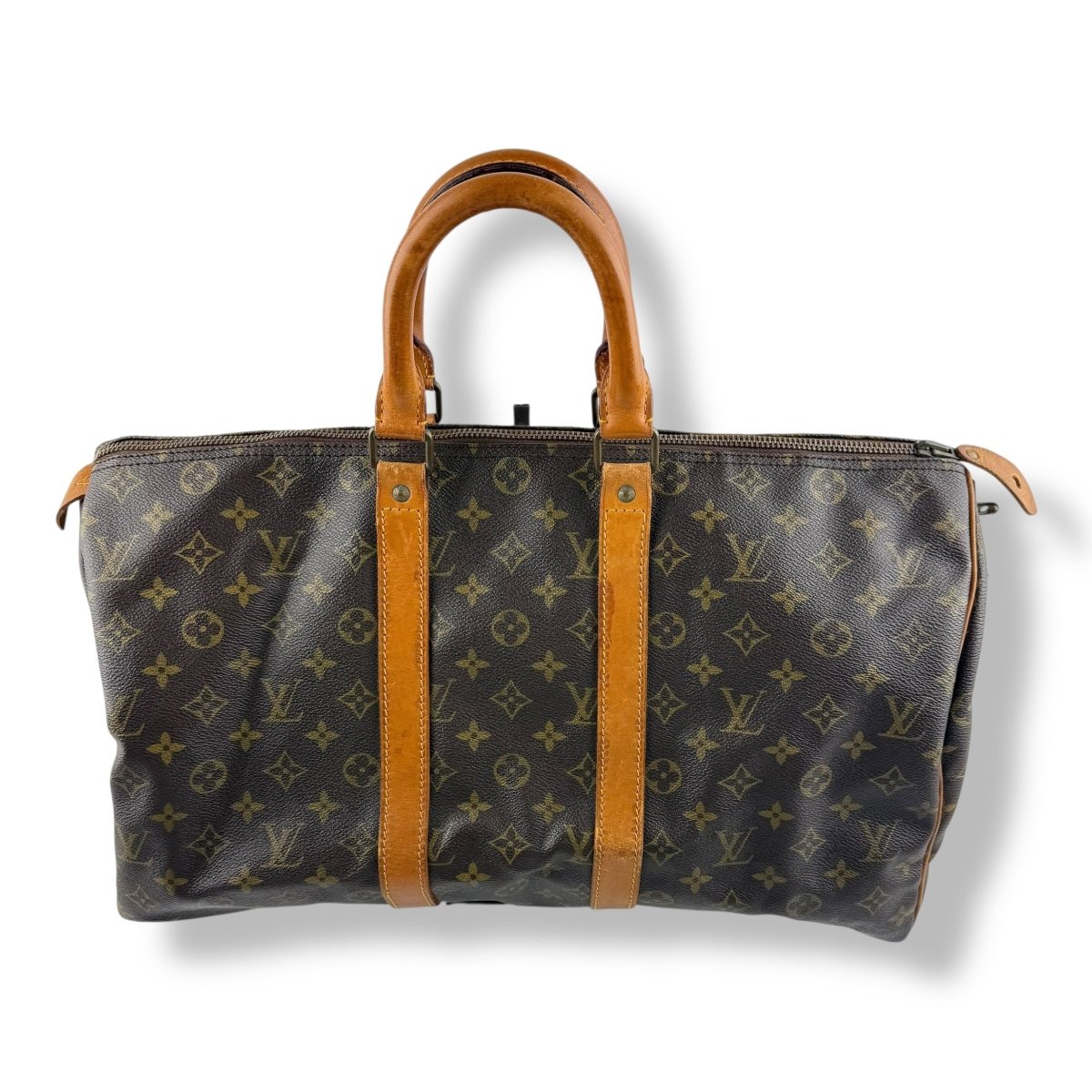 Louis Vuitton Brown Monogram 45 Keepall Duffle Bag - Lux Central