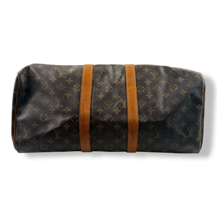 Louis Vuitton Brown Monogram 45 Keepall Duffle Bag - Lux Central