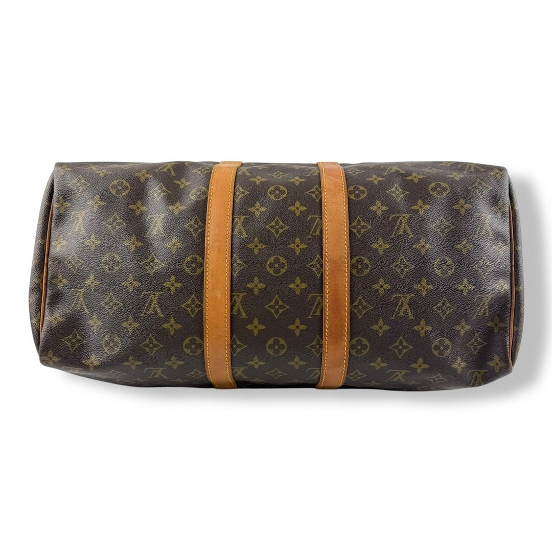 Louis Vuitton Brown Monogram 45 Keepall Duffle Bag - Lux Central