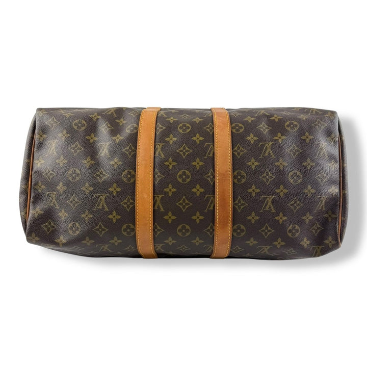 Louis Vuitton Brown Monogram 45 Keepall Duffle Bag - Lux Central