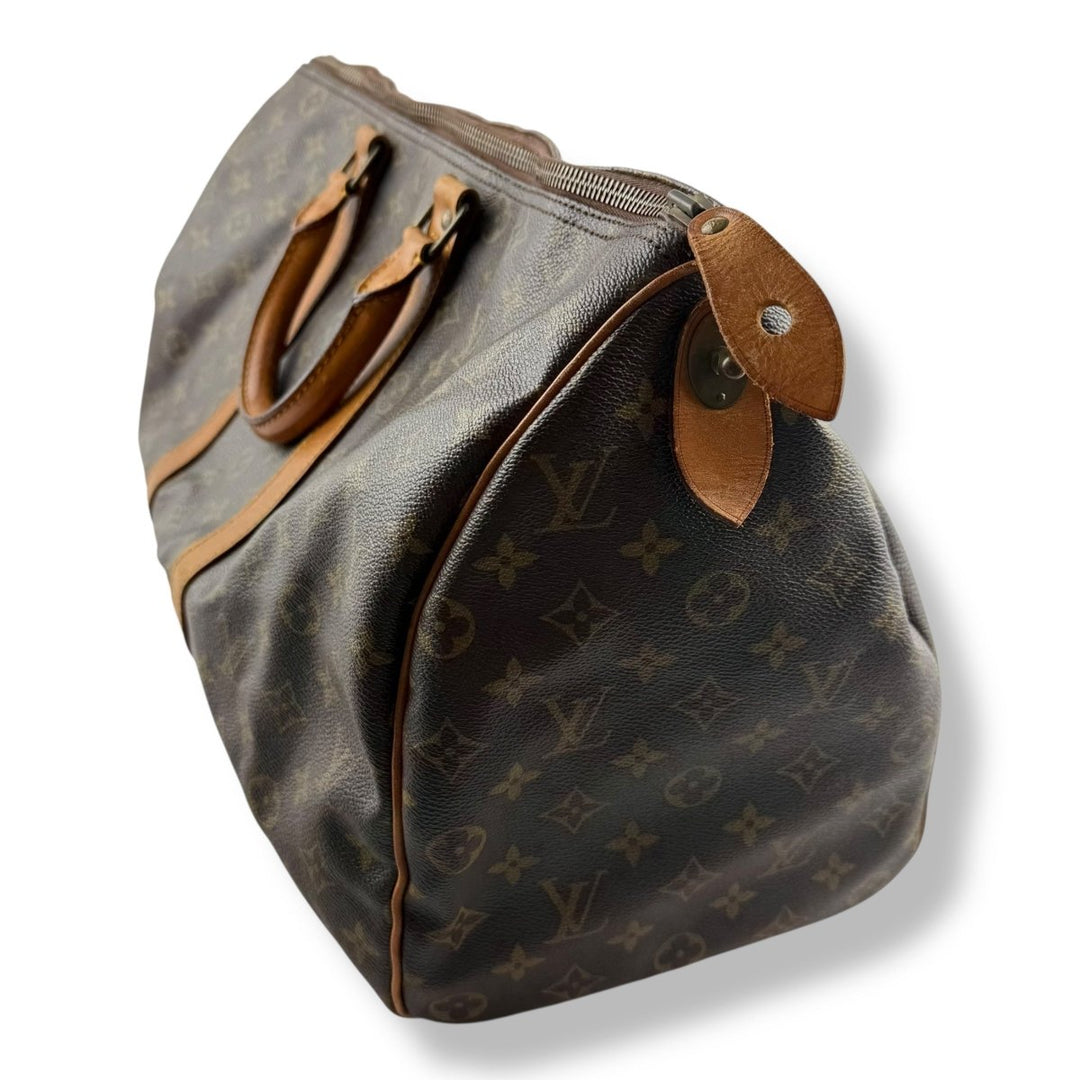 Louis Vuitton Brown Monogram 45 Keepall Duffle Bag - Lux Central