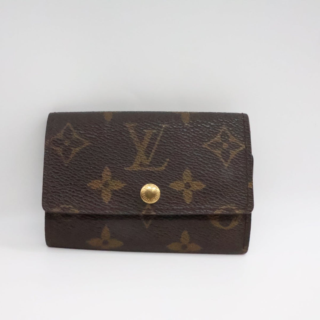 Louis Vuitton Brown Monogram 5 Key Holder Purse - Lux Central