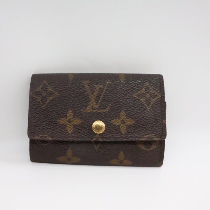 Louis Vuitton Brown Monogram 5 Key Holder Purse - Lux Central