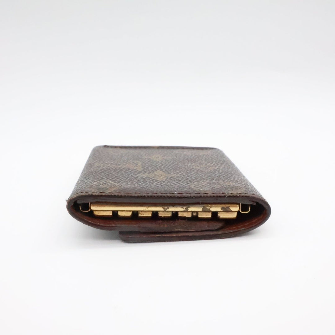 Louis Vuitton Brown Monogram 5 Key Holder Purse - Lux Central