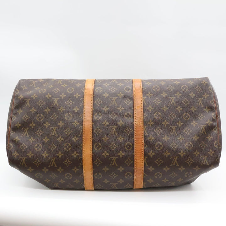 Louis Vuitton Brown Monogram 55 Keepall Duffle Bag - Lux Central