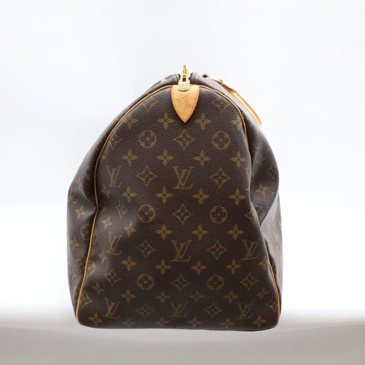 Louis Vuitton Brown Monogram 55 Keepall Duffle Bag - Lux Central