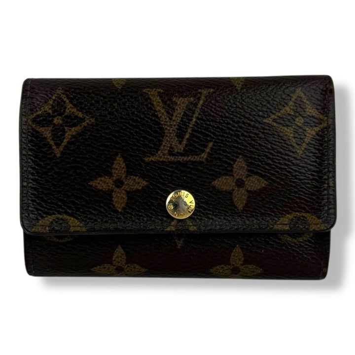 Louis Vuitton Brown Monogram 6 Key Holder Purse - Lux Central