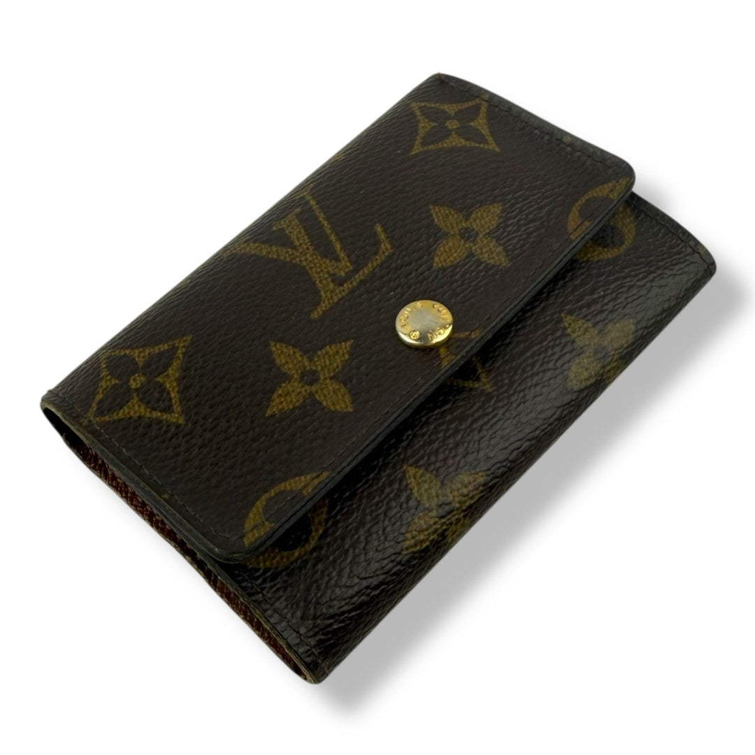 Louis Vuitton Brown Monogram 6 Key Holder Purse - Lux Central