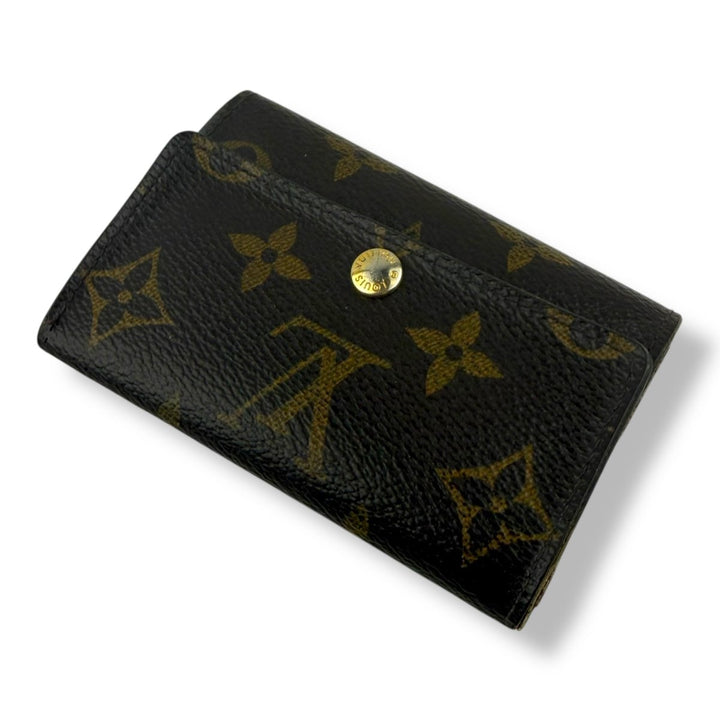 Louis Vuitton Brown Monogram 6 Key Holder Purse - Lux Central
