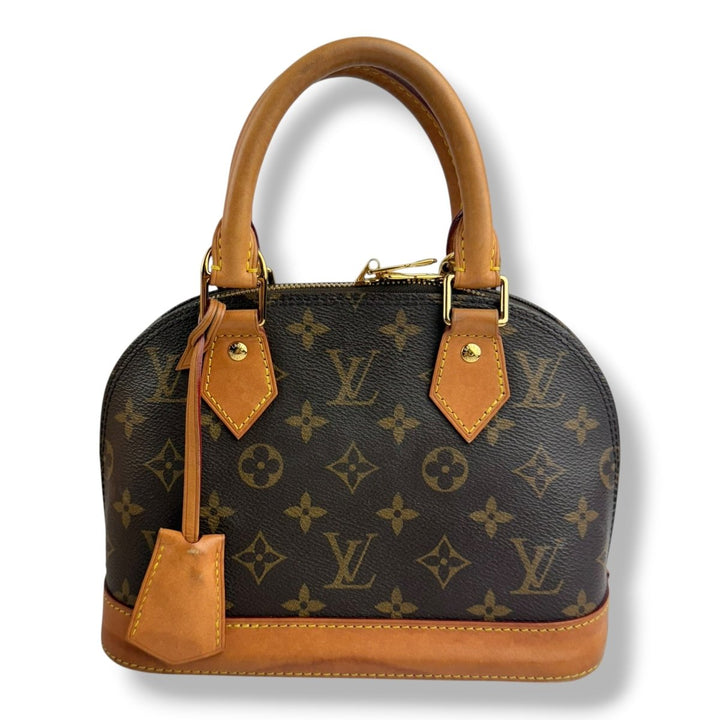 Louis Vuitton Brown Monogram Alma BB Handbag - Lux Central