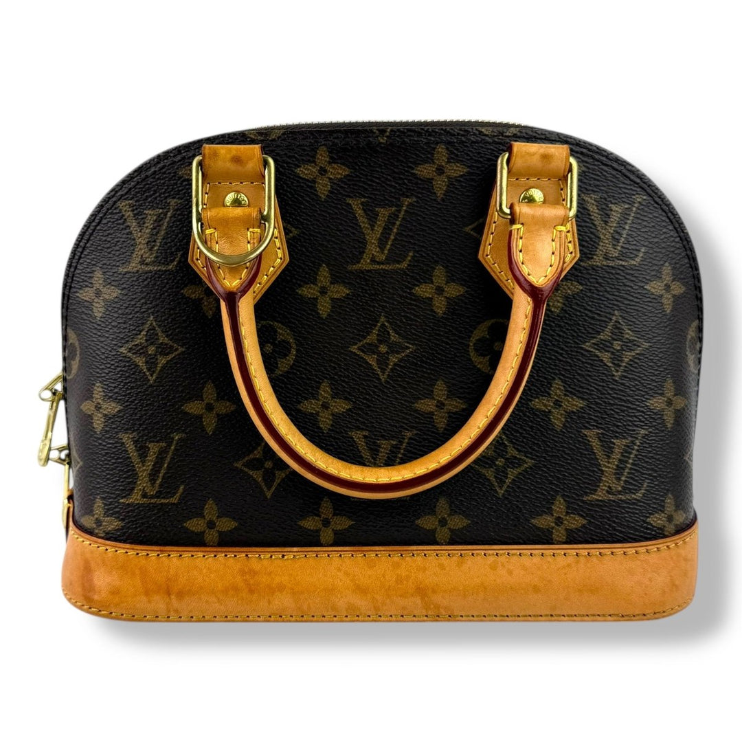 Louis Vuitton Brown Monogram Alma BB Handbag - Lux Central
