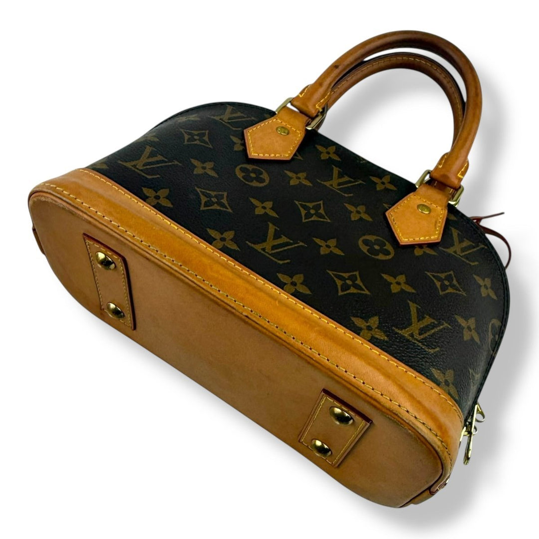 Louis Vuitton Brown Monogram Alma BB Handbag - Lux Central