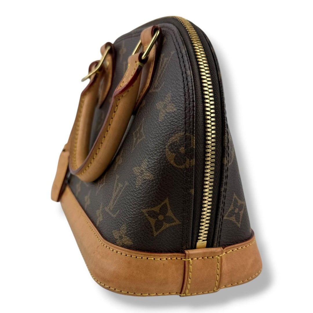 Louis Vuitton Brown Monogram Alma BB Handbag - Lux Central
