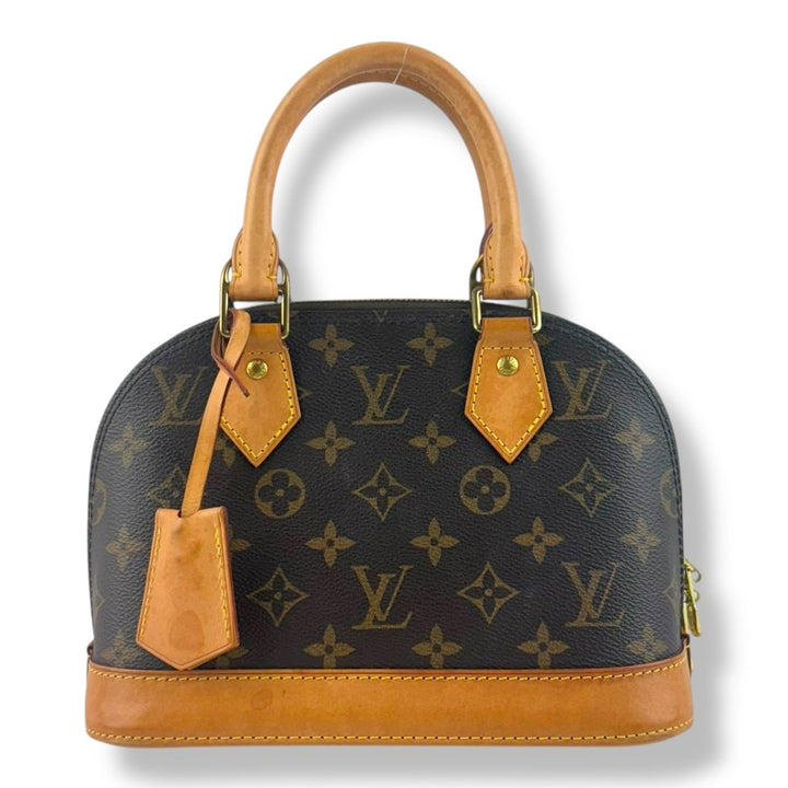 Louis Vuitton Brown Monogram Alma BB Handbag - Lux Central