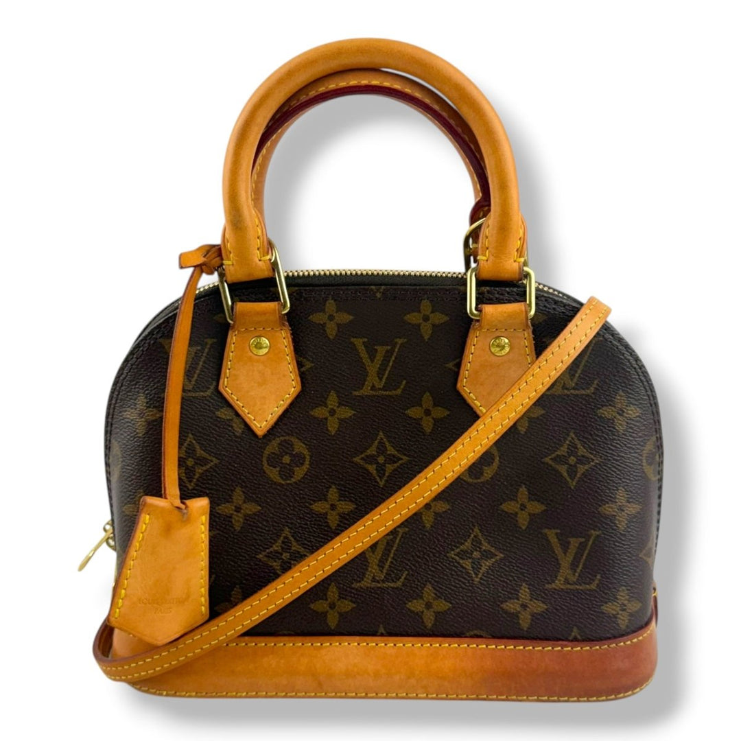 Louis Vuitton Brown Monogram Alma BB Handbag - Lux Central