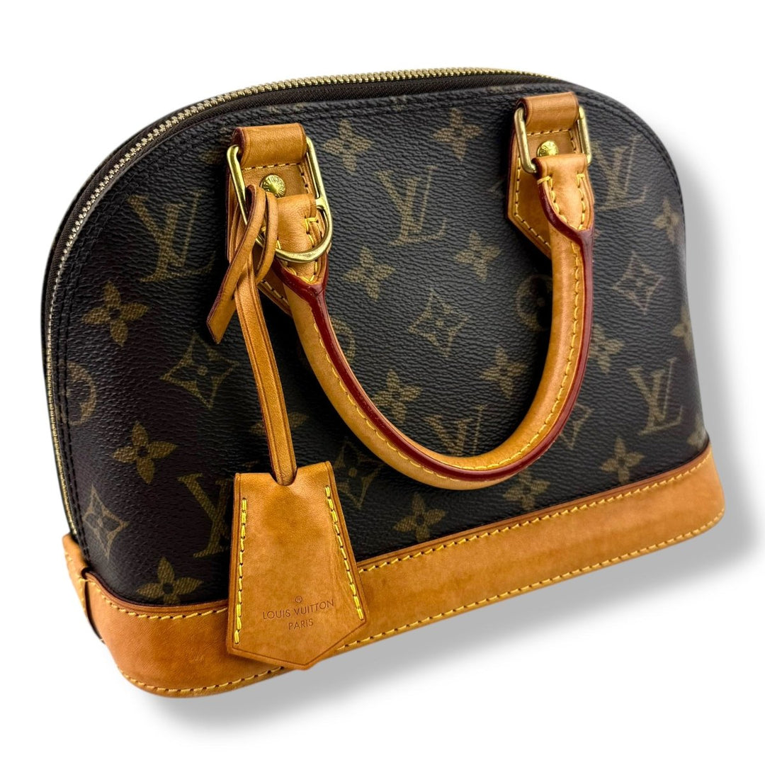 Louis Vuitton Brown Monogram Alma BB Handbag - Lux Central