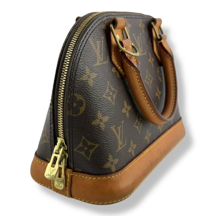 Louis Vuitton Brown Monogram Alma BB Handbag - Lux Central