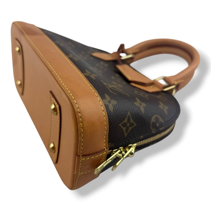 Louis Vuitton Brown Monogram Alma BB Handbag - Lux Central